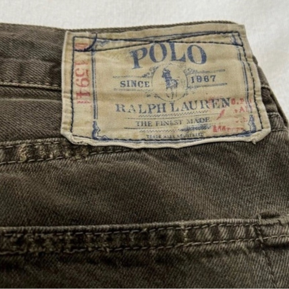 🏇POLO Jeans Ralph Lauren. 32x32. Factory Distressed, pumice stone colour.